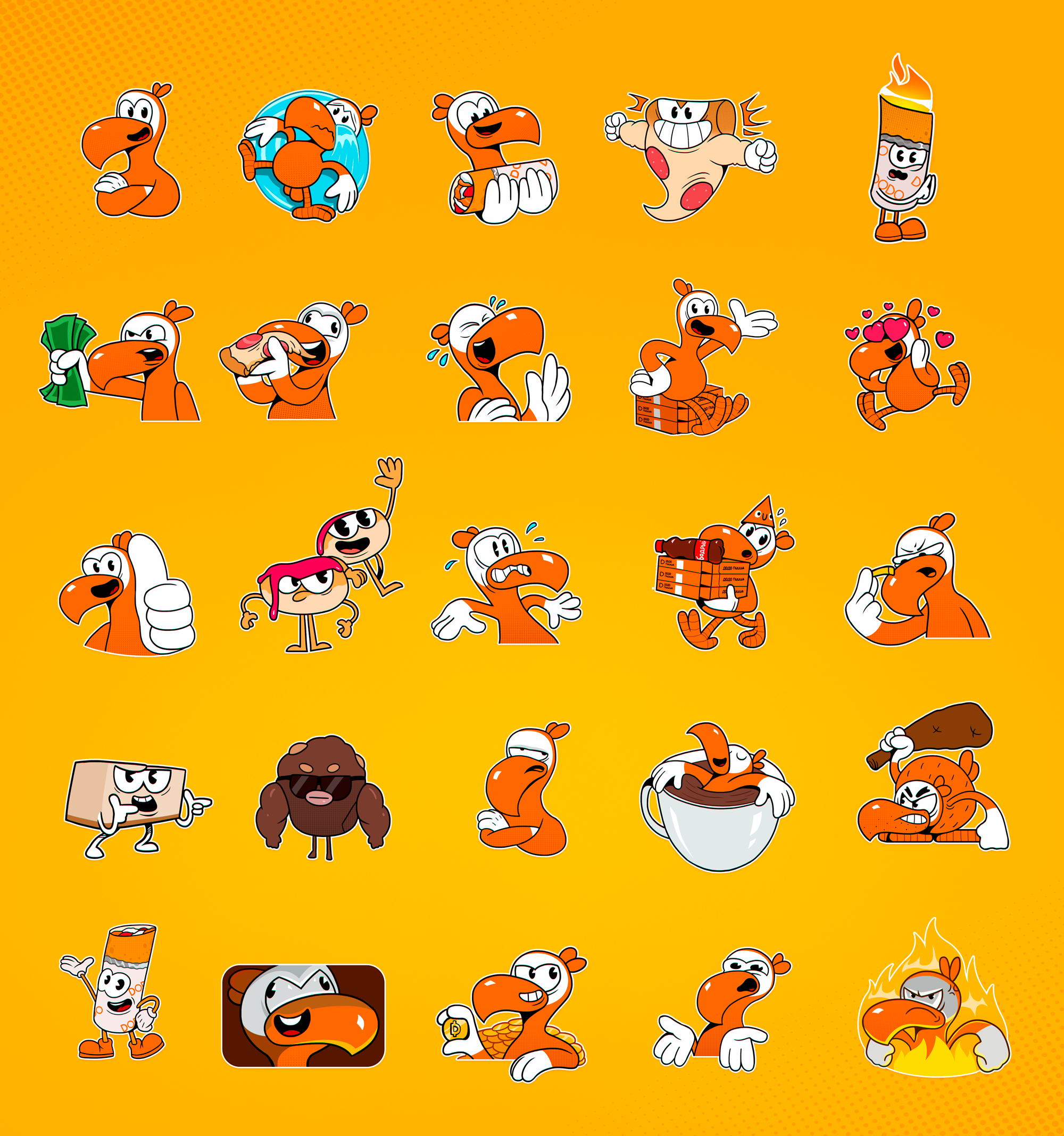 Dodo sticker %d0%b4%d0%b5%d0%b4%d0%bb%d0%b0%d0%b9%d0%bd