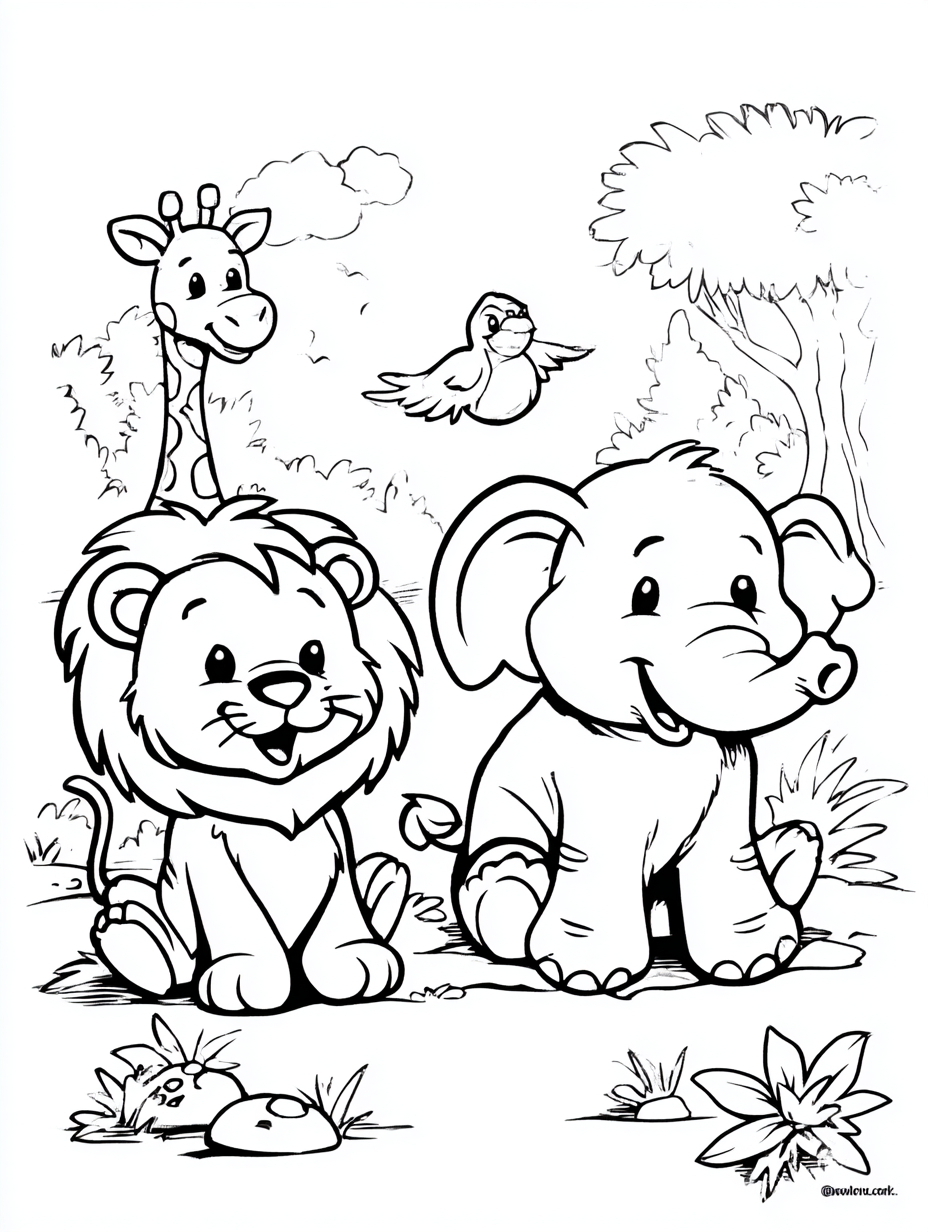 Paveluvarov. black and white simple coloring picture for kids dcac2b8e a83f 46cd a489 eb1dd9121400 0