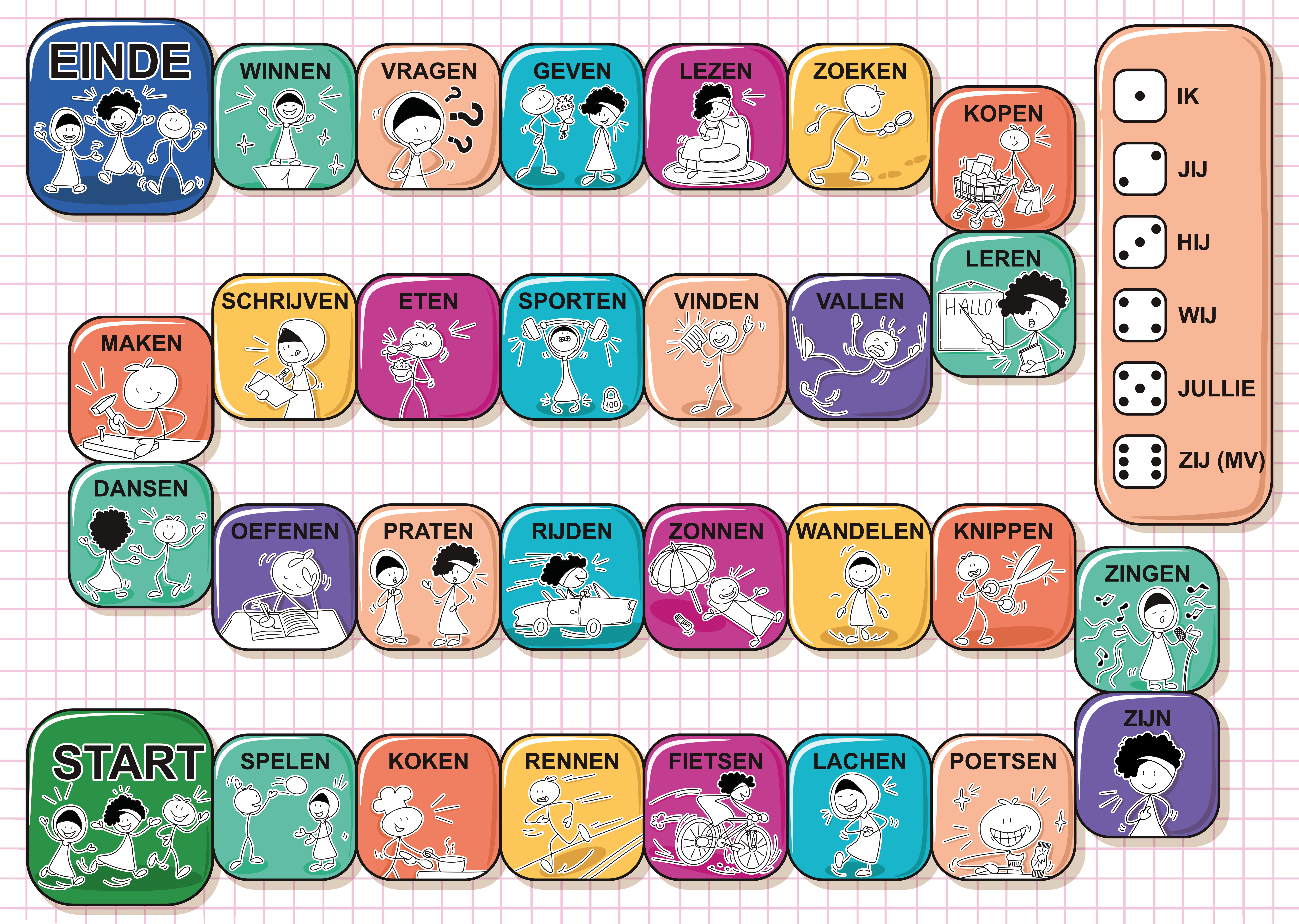 Board with illustrations 1