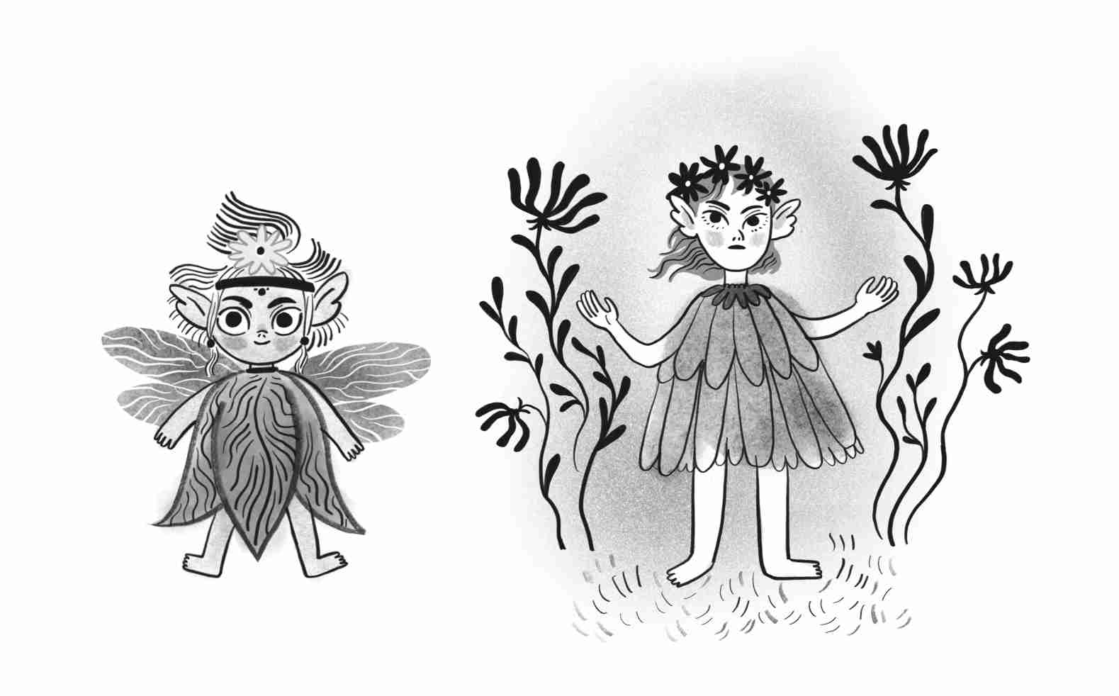 Katherine dot    bw characters 3