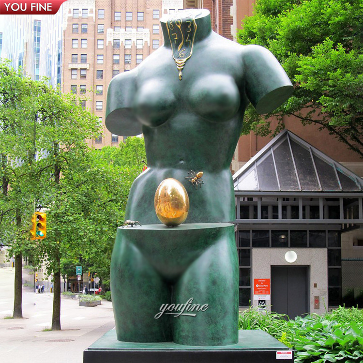 Custom famous outdoor large dali sculpture bronze space venus statue