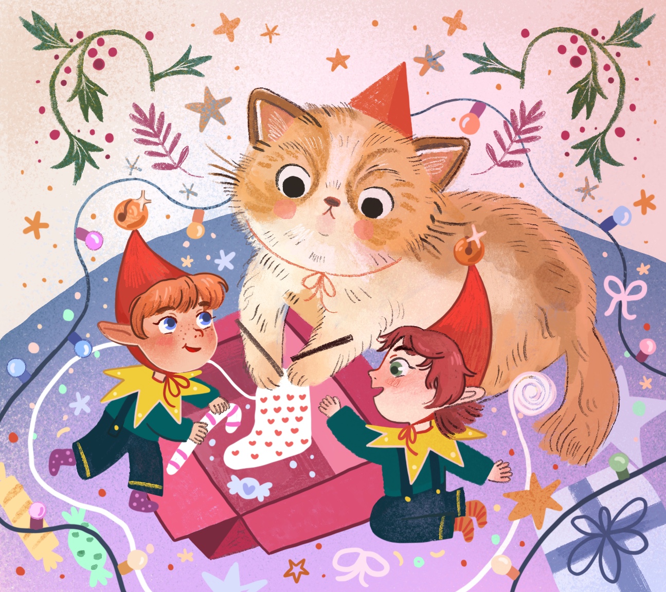 Katherine dot   new year kitty