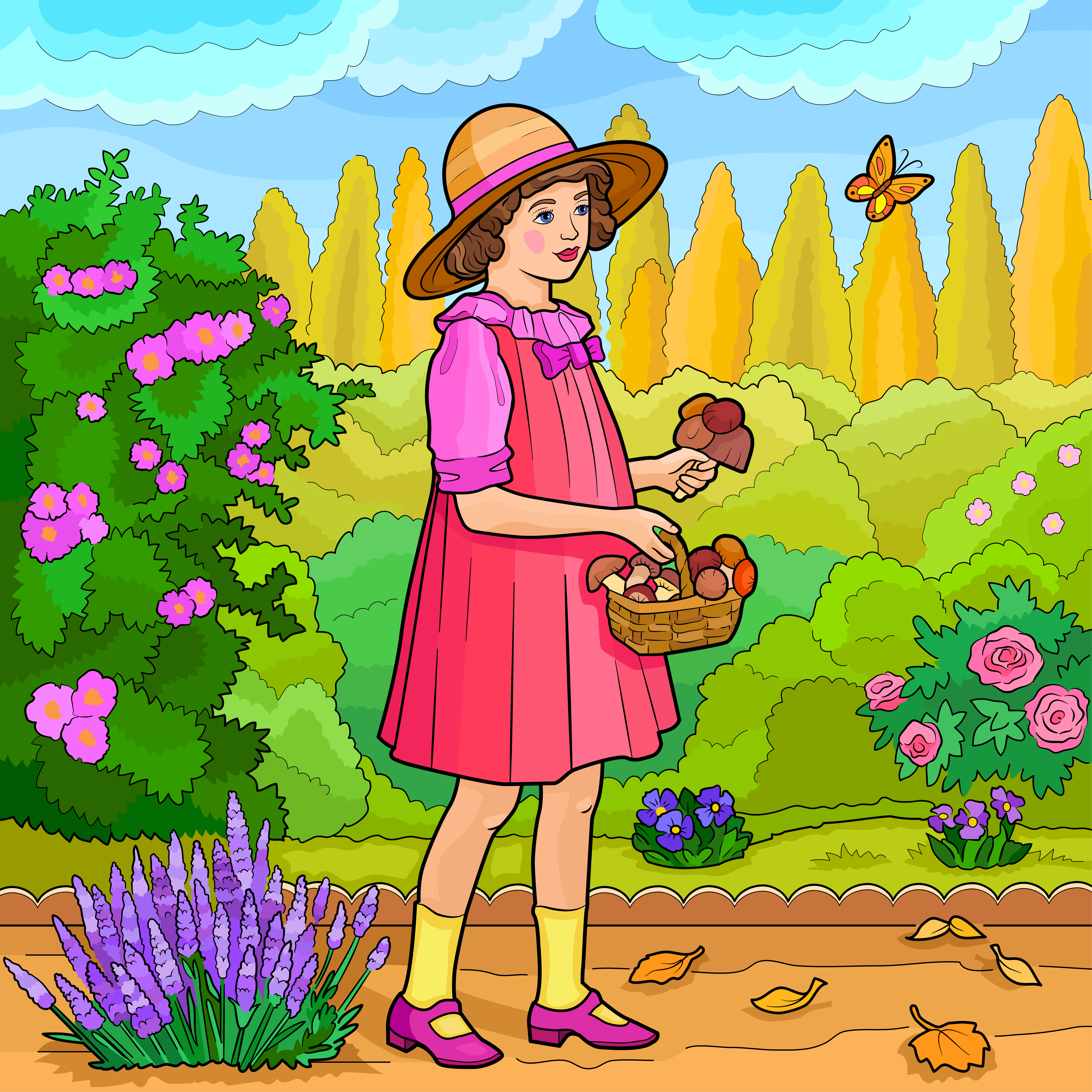 Blend halauniova sviatlana girl and mushroom 01