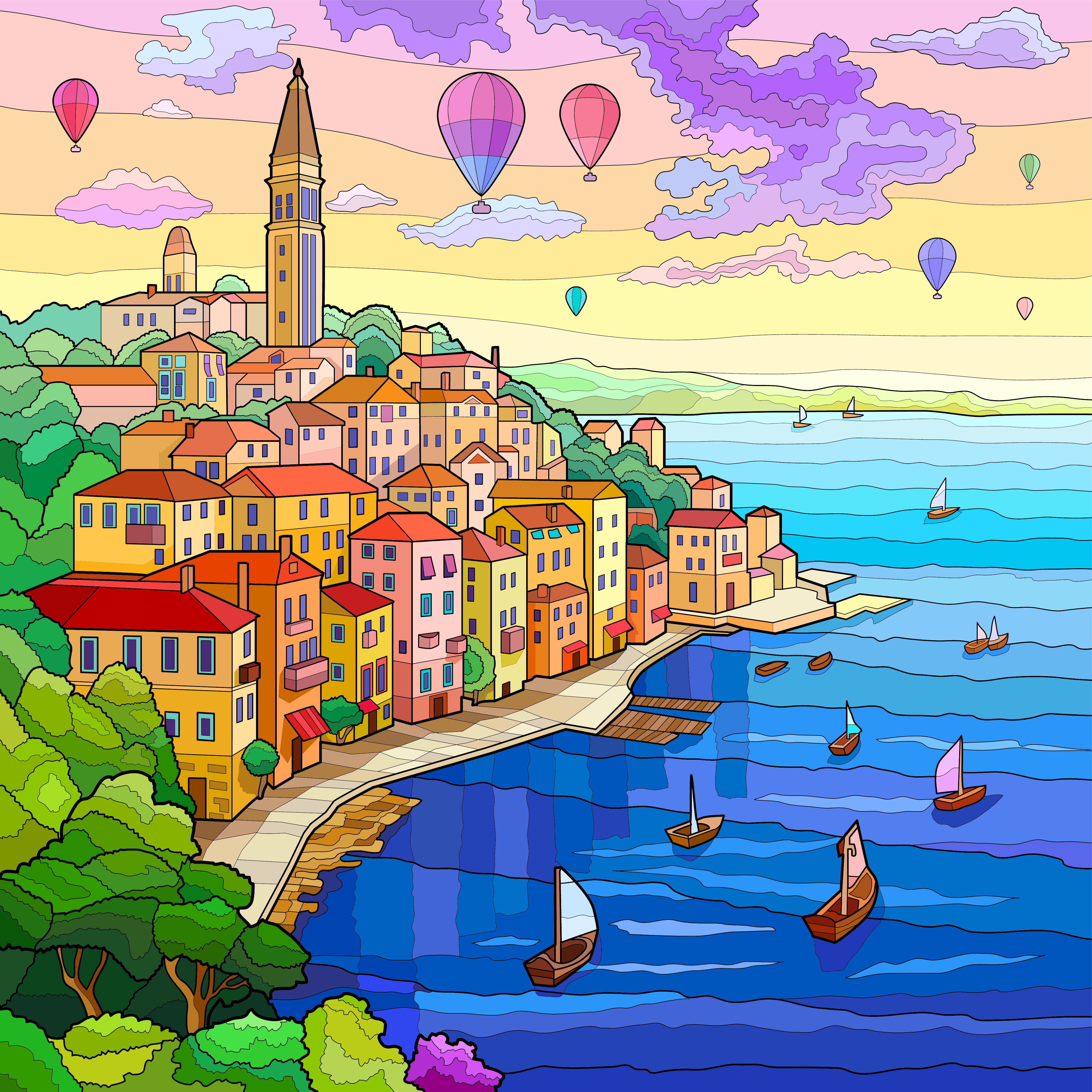 Halauniova sviatlan sea city 01