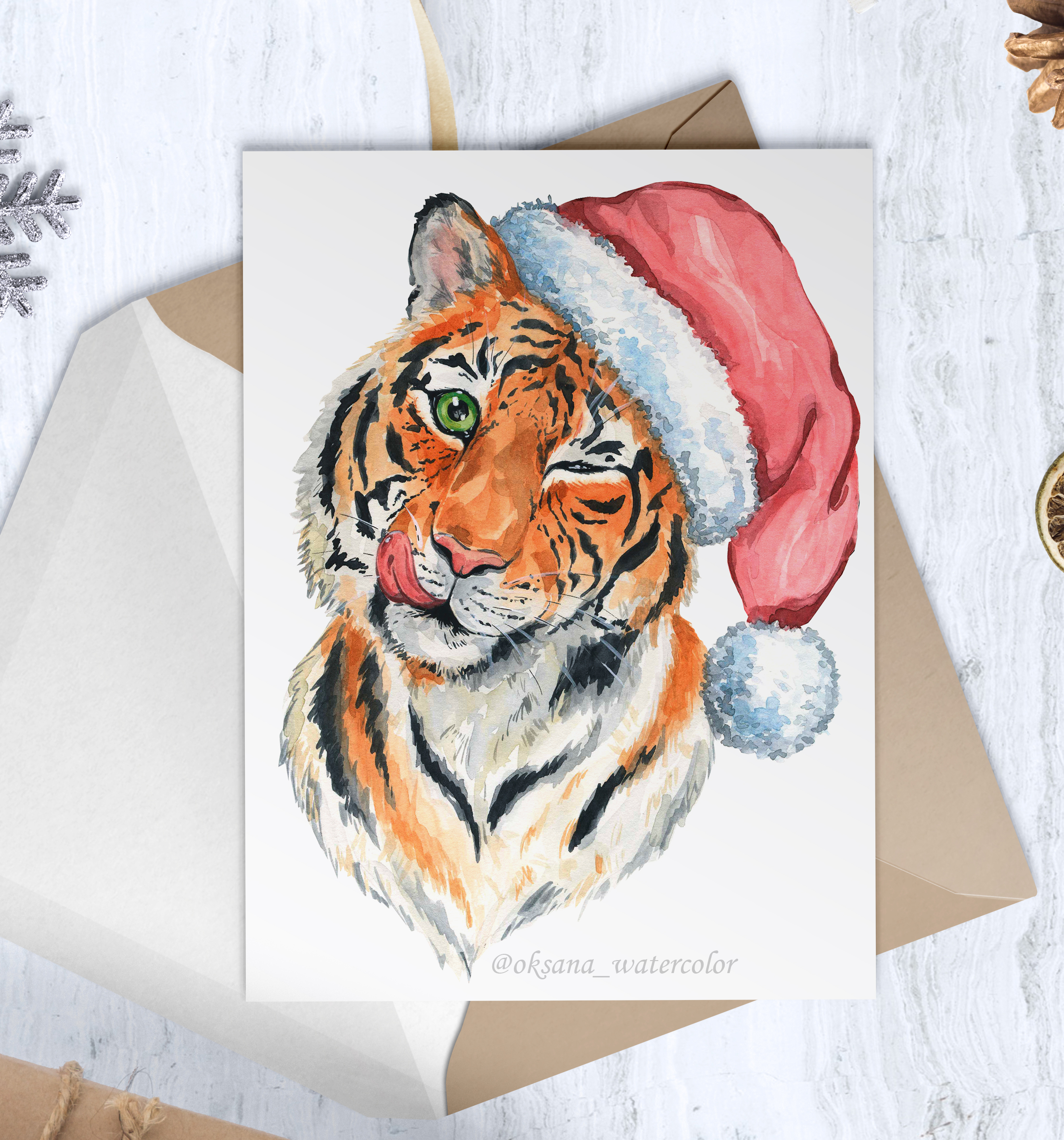 Free christmas mockups set card