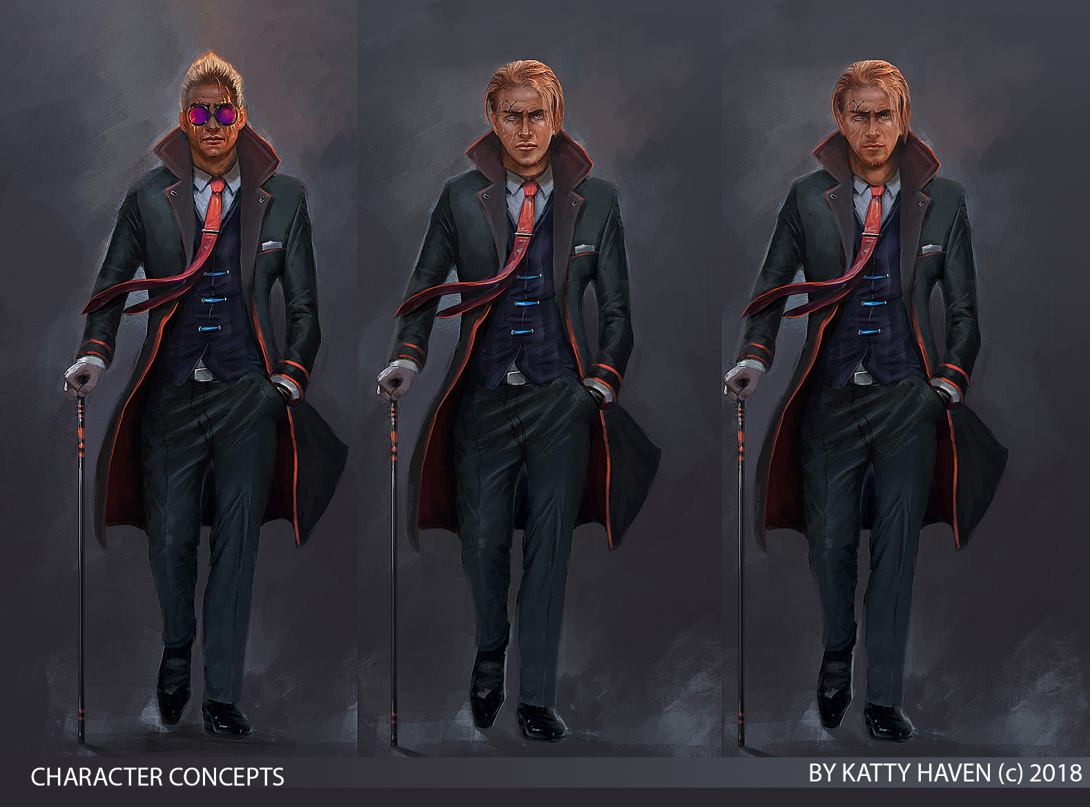 Cyberpunk character