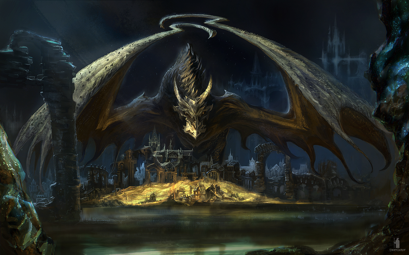 Dartgarry black dragon coin 2
