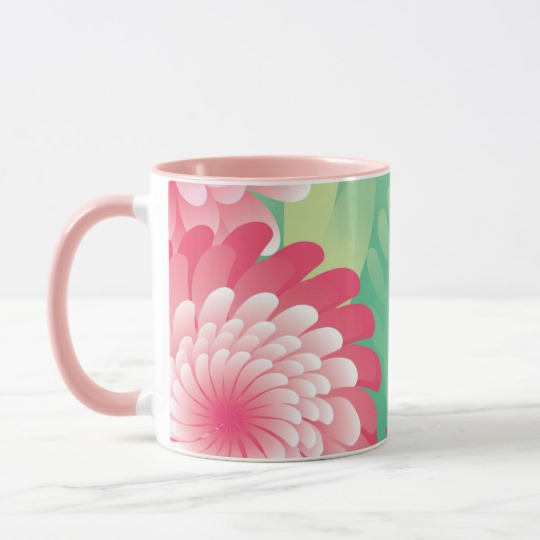 Pink green 8 march happy women s mother s day mug r7daa9dc44fbf49a0bdf2ead9b44efaed kfdjk 540
