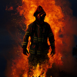 Joe Hill "Fireman" ( book cover art )