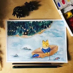 Утренняя рыбалка