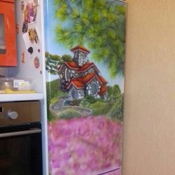 роспись холодильника
