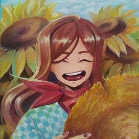 Подсолнухи