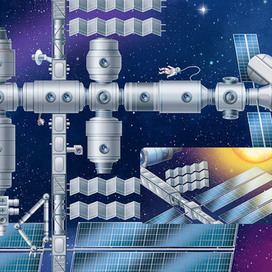 Космос. Станция Мир