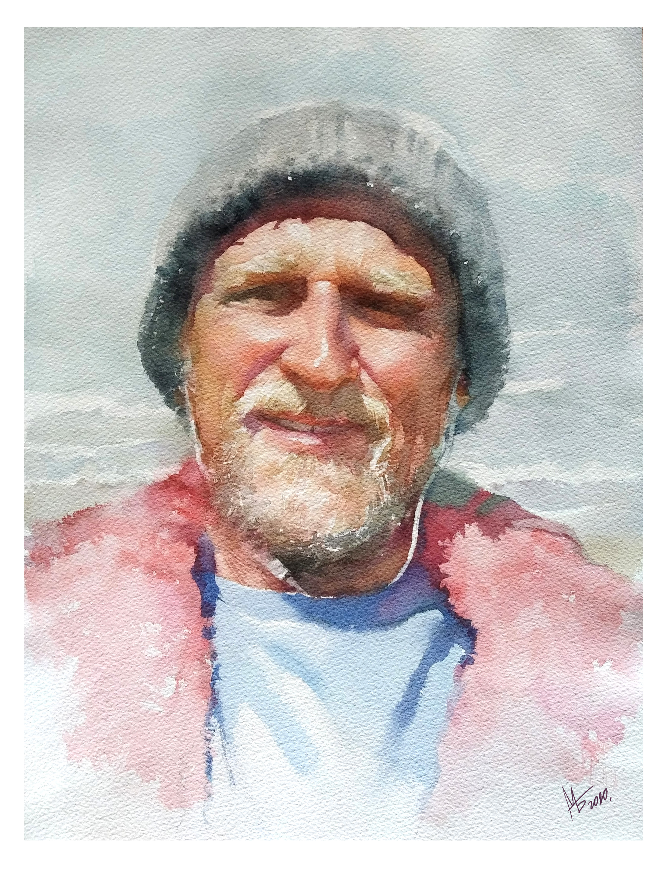 Portrait from a photo. Normund Barinov