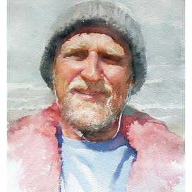 Portrait from a photo. Normund Barinov