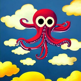 Flying octopus" 