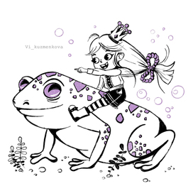 The girl and the frog