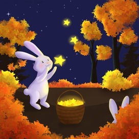 Hare and precious stars