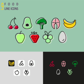 icons food