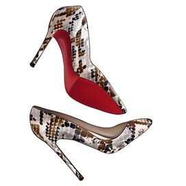 Fashion illustration | Animalistic print pumps