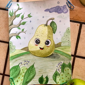 Cute pear