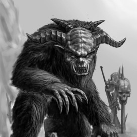 Sketch. Mountain Yeti.