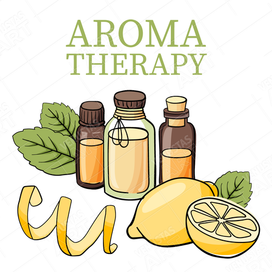 Aromatherapy. Vector illustration