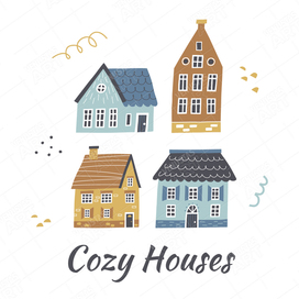 Houses. Vector illustration