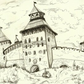 У стен Детинца