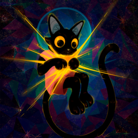 Cat in space