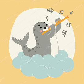 Seal. Vector illustration