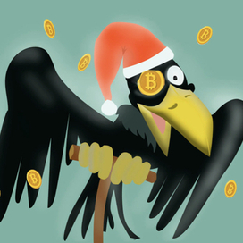 Crow Santa