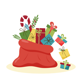 Santa's gift bag