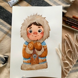 cute boy illustration