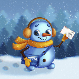 snowman postman