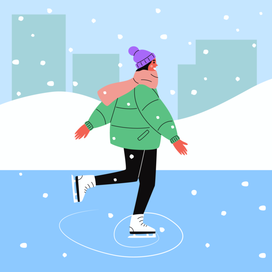 Girl skating