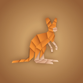 Kangaroo Origami Style