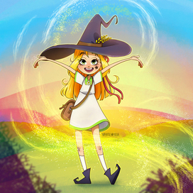 Halloween Witch illustration