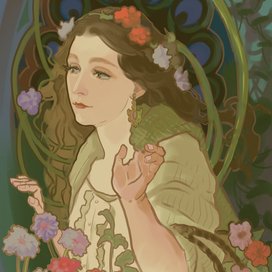 Tenderness "Art Nouveau"