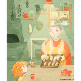 Children illustration "The Smell"