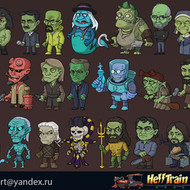 characters for hell train