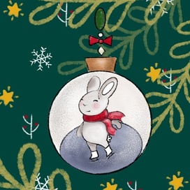 christmas tree toy , rabbit