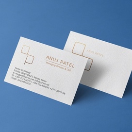 Personal business card design and logo design