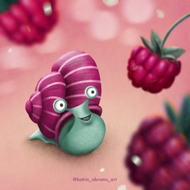 Snail & raspberry