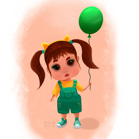 Girl with a balloon