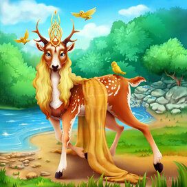 Deer in Playrix style