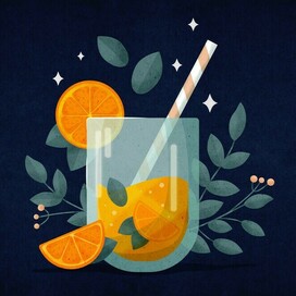 orange cocktail