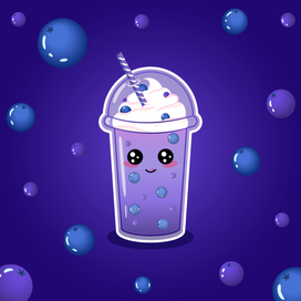 blueberry drink