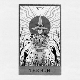 Tarot card "Black Sun"