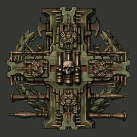 Concept. Military emblem. 